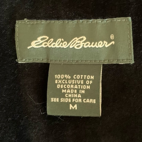 Eddie Bauer Velvet Button Down Shirt - EUC - Picture 3 of 6
